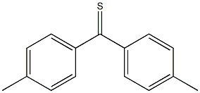 Bis(4-methylphenyl) thioketone 结构式