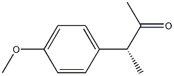 [R,(-)]-3-(p-Methoxyphenyl)-2-butanone Struktur