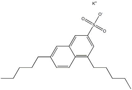 4,7-Dipentyl-2-naphthalenesulfonic acid potassium salt