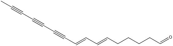 (6E,8E)-6,8-Hexadecadiene-10,12,14-triynal