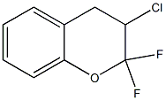 3,4-Dihydro-3-chloro-2,2-difluoro-2H-1-benzopyran,,结构式