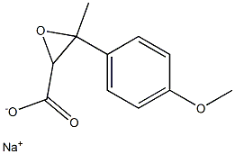 2-(p-Methoxyphenyl)-2-methyloxirane-3-carboxylic acid sodium salt