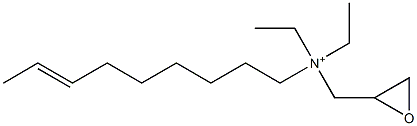 N,N-Diethyl-N-(7-nonenyl)-2-oxiranemethanaminium Structure