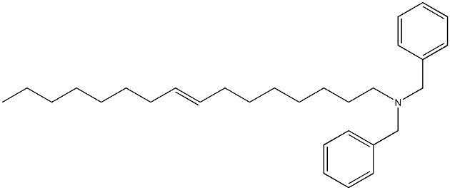 (8-Hexadecenyl)dibenzylamine,,结构式
