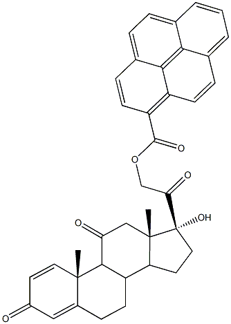 Pyrene-1-carboxylic acid 17-hydroxy-3,11,20-trioxopregna-1,4-dien-21-yl ester