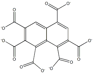 1,2,3,5,7,8-Naphthalenehexacarboxylate Structure