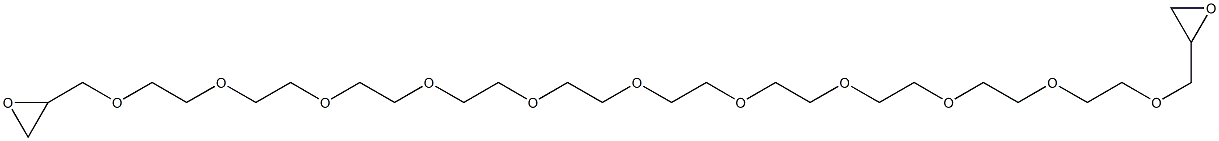 1,29-Bis(glycidyloxy)-3,6,9,12,15,18,21,24,27-nonaoxanonacosane Struktur