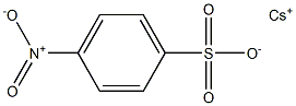 p-Nitrobenzenesulfonic acid cesium salt Structure