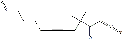  1-Diazo-3,3-dimethyl-11-dodecen-5-yn-2-one