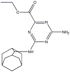 4-Amino-6-(2-adamantylamino)-1,3,5-triazine-2-carboxylic acid ethyl ester