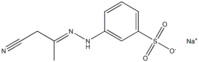  3-[2-(2-Cyano-1-methylethylidene)hydrazino]benzenesulfonic acid sodium salt