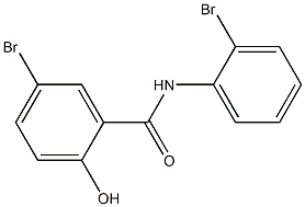 2',5-Dibromo-2-hydroxybenzanilide Struktur