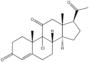 9-Chloropregn-4-ene-3,11,20-trione