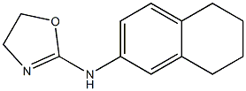 5,6,7,8-テトラヒドロ-N-(2-オキサゾリン-2-イル)-2-ナフタレンアミン 化学構造式
