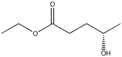 (S)-4-Hydroxypentanoic acid ethyl ester Structure