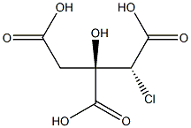 (2R,3R)-2-Chloro-3-hydroxy-3-carboxypentanedioic acid,,结构式