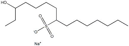 3-Hydroxypentadecane-8-sulfonic acid sodium salt