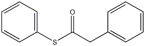 Phenylthioacetic acid S-phenyl ester 结构式