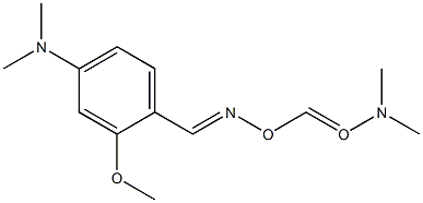  2-Methoxy-4-(dimethylamino)benzaldehyde O-dimethylaminocarbonyl oxime