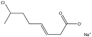 7-Chloro-3-octenoic acid sodium salt