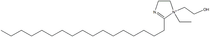 1-Ethyl-2-heptadecyl-4,5-dihydro-1-(2-hydroxyethyl)-1H-imidazol-1-ium