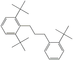 1-(2,6-Di-tert-butylphenyl)-3-(2-tert-butylphenyl)propane Structure