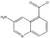 5-ニトロ-3-キノリンアミン 化学構造式