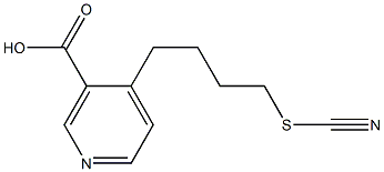  4-(4-Thiocyanatobutyl)nicotinic acid