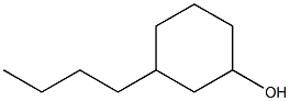 3-Butylcyclohexanol Struktur