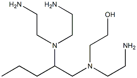 2-[N-(2-Aminoethyl)-N-[2-[bis(2-aminoethyl)amino]pentyl]amino]ethanol Struktur