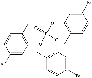Phosphoric acid tris(3-bromo-6-methylphenyl) ester,,结构式