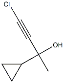 4-Chloro-2-cyclopropyl-3-butyn-2-ol