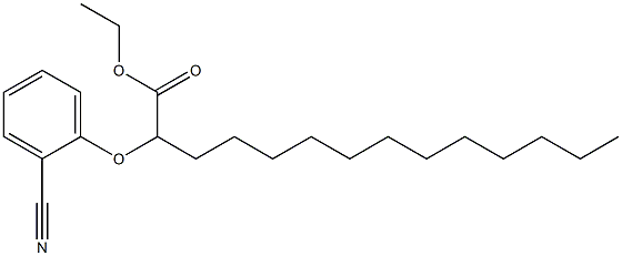 2-(2-Cyanophenoxy)tetradecanoic acid ethyl ester