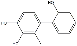 2-Methyl-1,1'-biphenyl-2',3,4-triol Structure