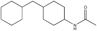 N-[4-(Cyclohexylmethyl)cyclohexyl]acetamide Struktur
