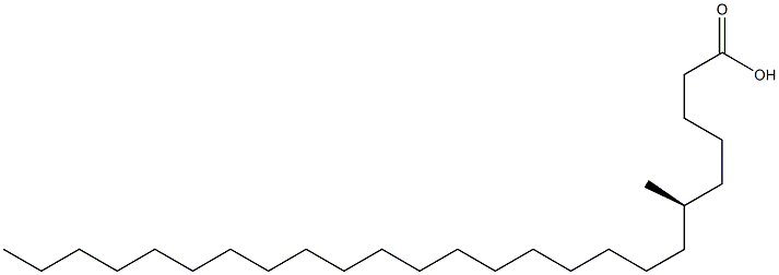 [R,(-)]-6-Methylpentacosanoic acid 结构式