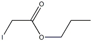 Iodoacetic acid propyl ester Struktur