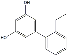 5-(2-Ethylphenyl)-1,3-benzenediol Structure