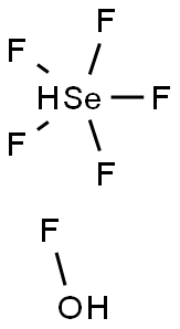 Selenium pentafluoride hypofluorite,,结构式