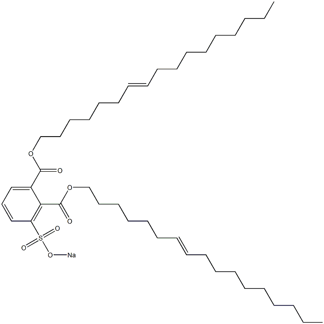 3-(Sodiosulfo)phthalic acid di(7-heptadecenyl) ester|