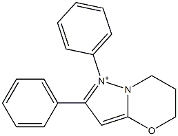 [6,7-Dihydro-1,2-diphenyl-5H-pyrazolo[5,1-b][1,3]oxazin]-1-ium|