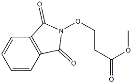 3-(1,3-Dioxoisoindolin-2-yloxy)propionic acid methyl ester Struktur