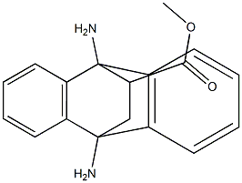 9,10-Dihydro-9,10-diamino-9,10-ethanoanthracene-11-carboxylic acid methyl ester