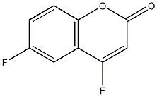 4,6-Difluorocoumarin Structure