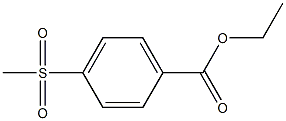 4-(Methylsulfonyl)benzoic acid ethyl ester 结构式