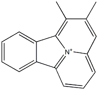 1,2-Dimethyl-10c-azoniafluoranthene,,结构式