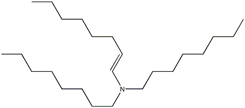 N,N-Dioctyl-1-octenylamine,,结构式