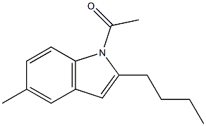 1-Acetyl-2-butyl-5-methyl-1H-indole