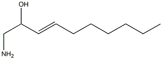 1-Amino-3-decen-2-ol Structure