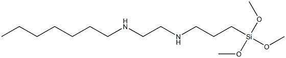 3-(Trimethoxysilyl)-N-[2-(heptylamino)ethyl]propan-1-amine|